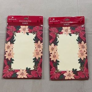 Hallmark enclosure pads of paper